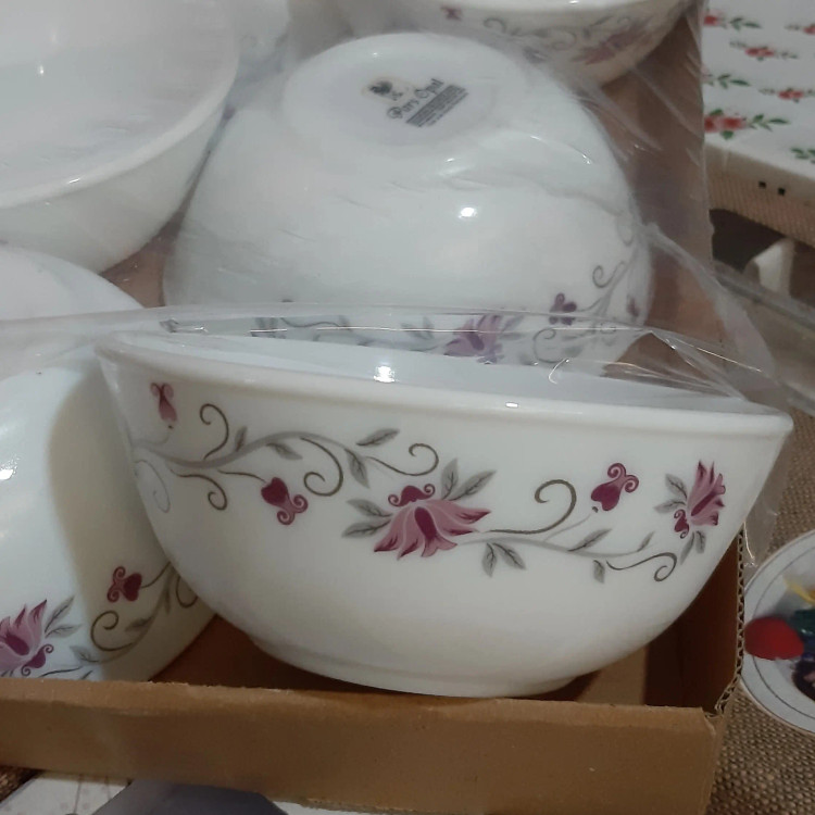 تصویر محصول کاسه ترشی آکروپال برند پارس اوپال کد 124 لیندا یک دست 6 عددی