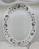 دیس بیضی آکروپال کد 124 گل صورتی