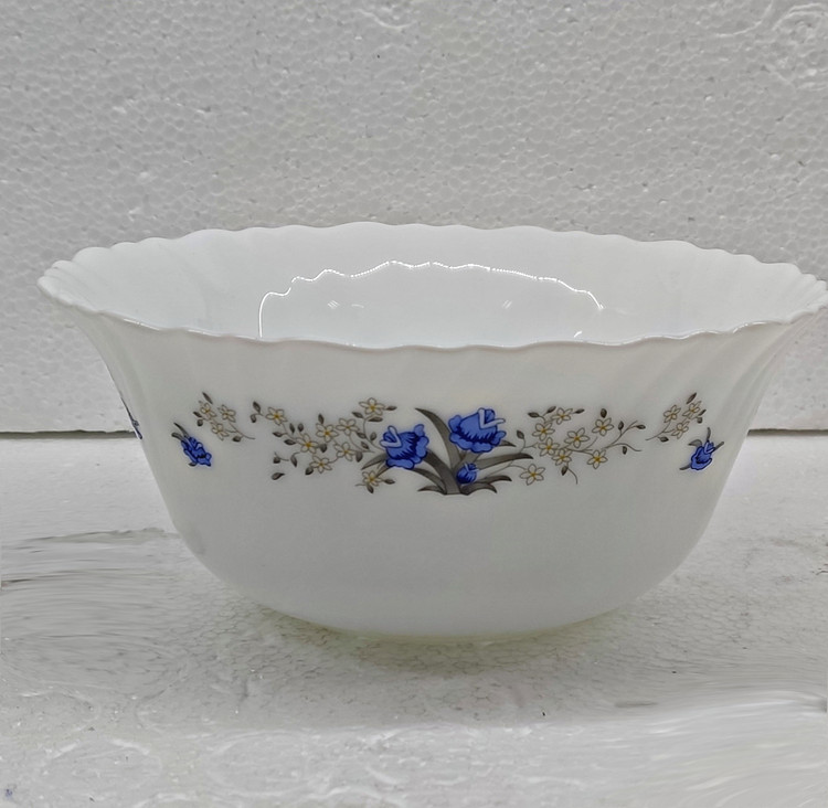 کاسه ابگوشت خوری 6 عددی گل آبی رمانتیک