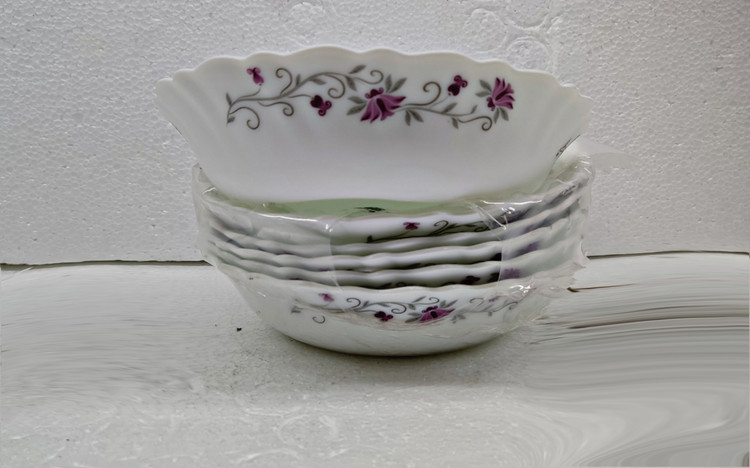 کاسه فسنجون خوری گل صورتی آکروپال