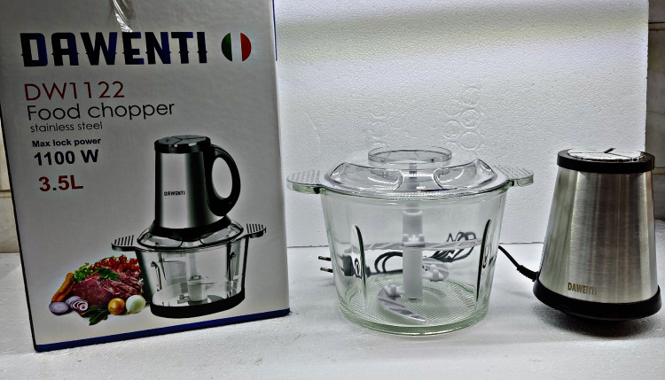 تصویر محصول خرد کن برقی داونتی با ظرف شیشه ای 1100 وات سه سرعته گارانتی دار