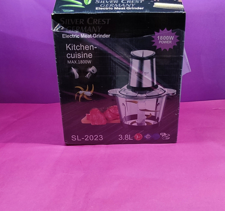 تصویر محصول خردکن برقی سیلور کرست 3.8 لیتری مدل SL-2023 تیغه طلایی