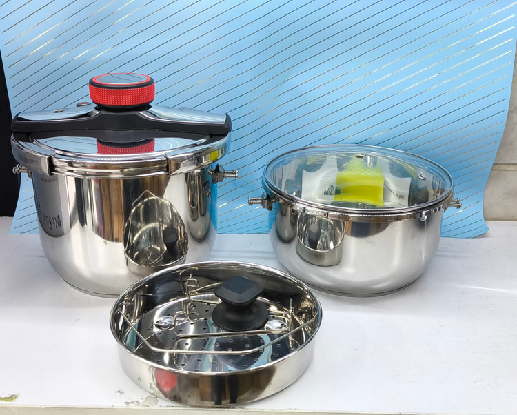 زودپز دو قلو یونیک 6 و 4 لیتری تمام استیل
