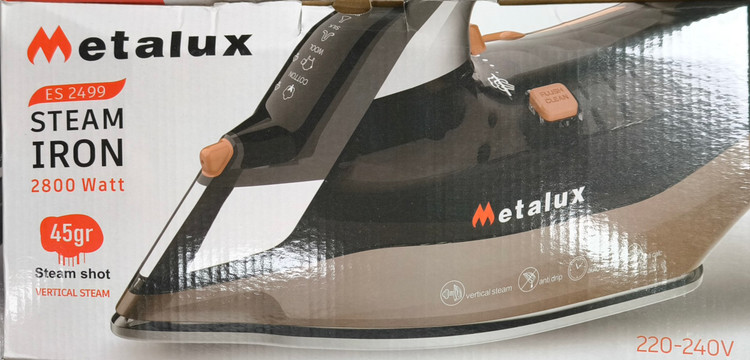 اتو بخار تمام دیجتال 2800 وات سرامیکی متالوکس مدل ES2499