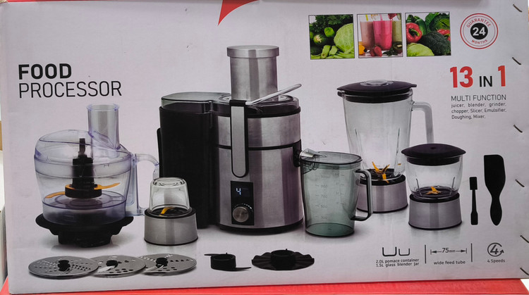 آبمیوه گیری وغذل ساز 12 کاره متالوکس مدل GS-350P