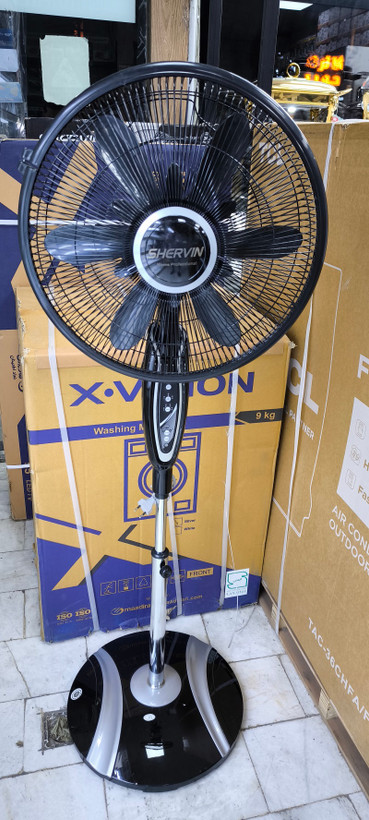 پنکه پایه استیل 3 منظوره شروین مدل KF-5200